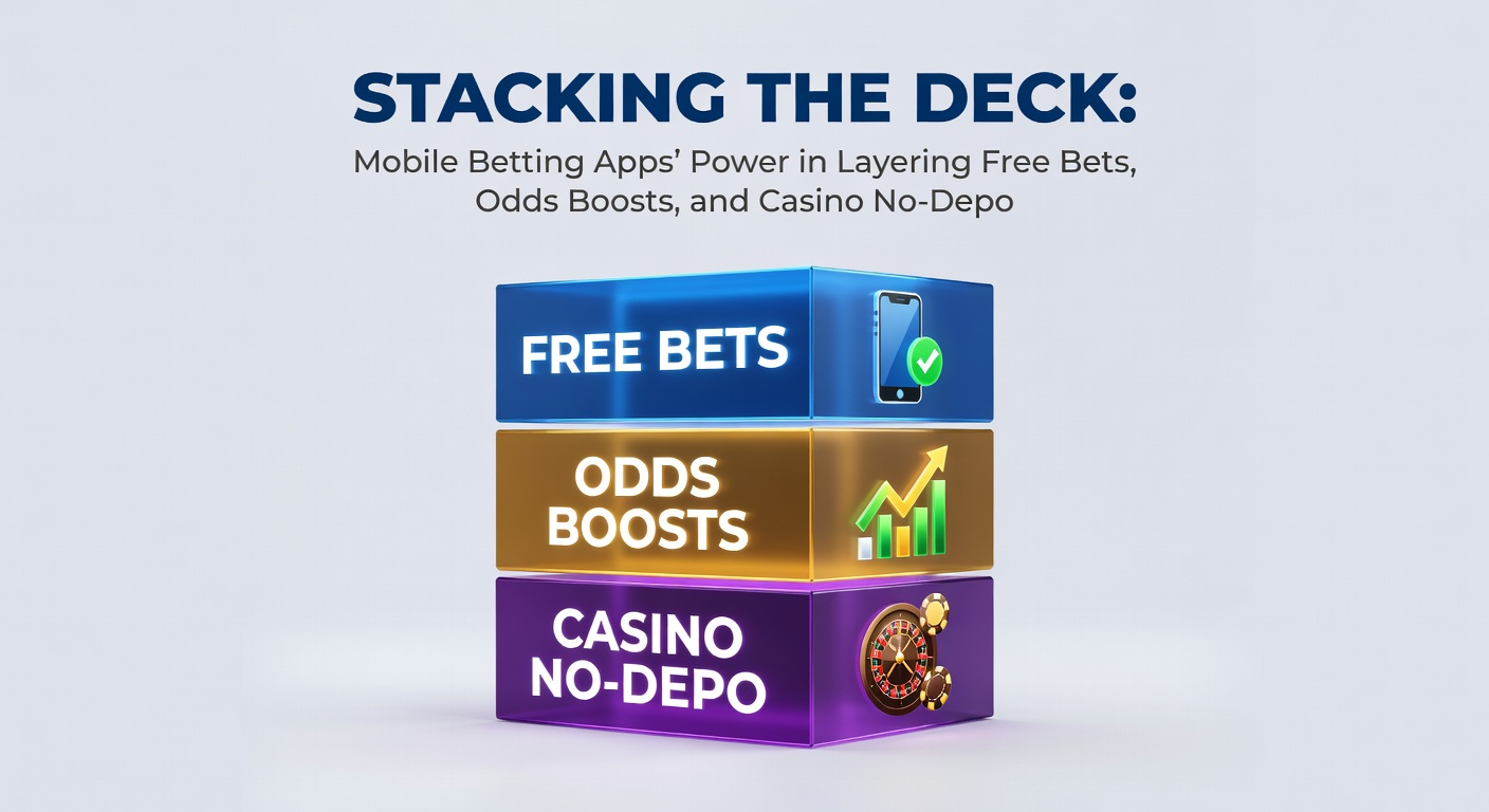 Close-up of mobile betting app dashboard showing stacked promotions with wagering progress bars for free bets, odds boosts, and casino no-deposit bonuses