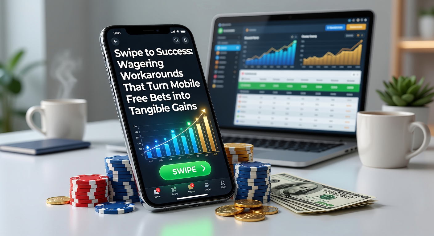 Smartphone screen displaying a mobile betting app with a free bet offer highlighted, showing quick swipe navigation and odds selection