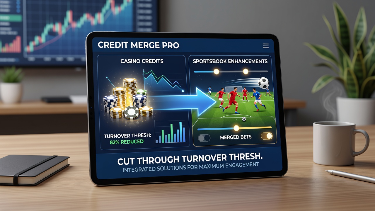 Close-up view of app dashboard displaying combined turnover progress bar across casino and sports sections