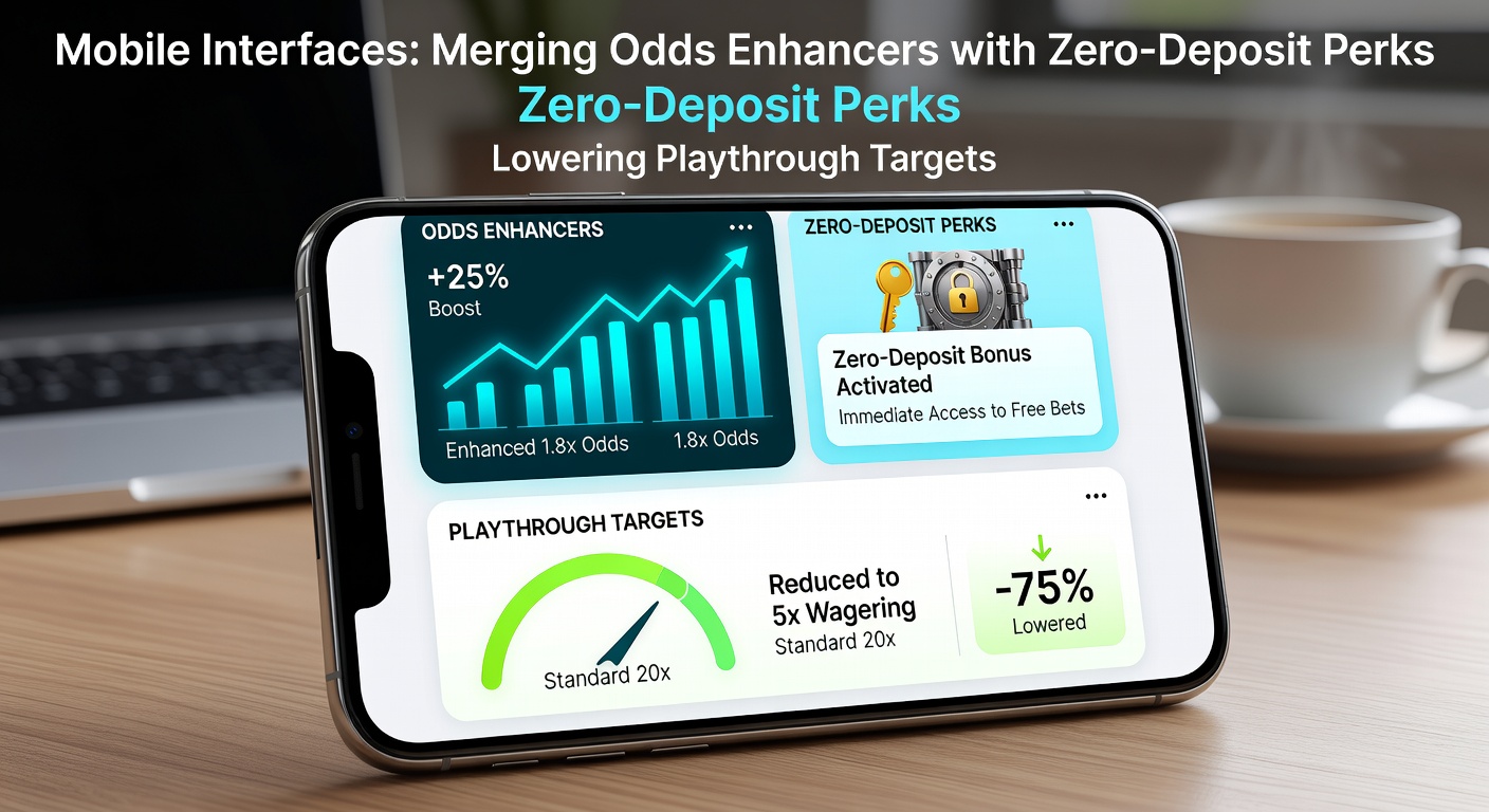 Mobile betting app interface showing odds boost and no-deposit bonus options side by side