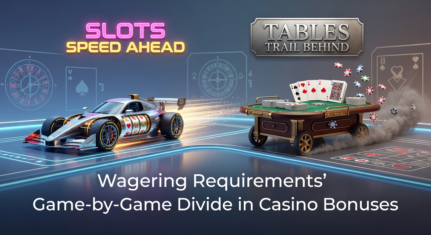 Casino slot machines lighting up with bonus symbols, contrasting slower-paced table games like blackjack in the background